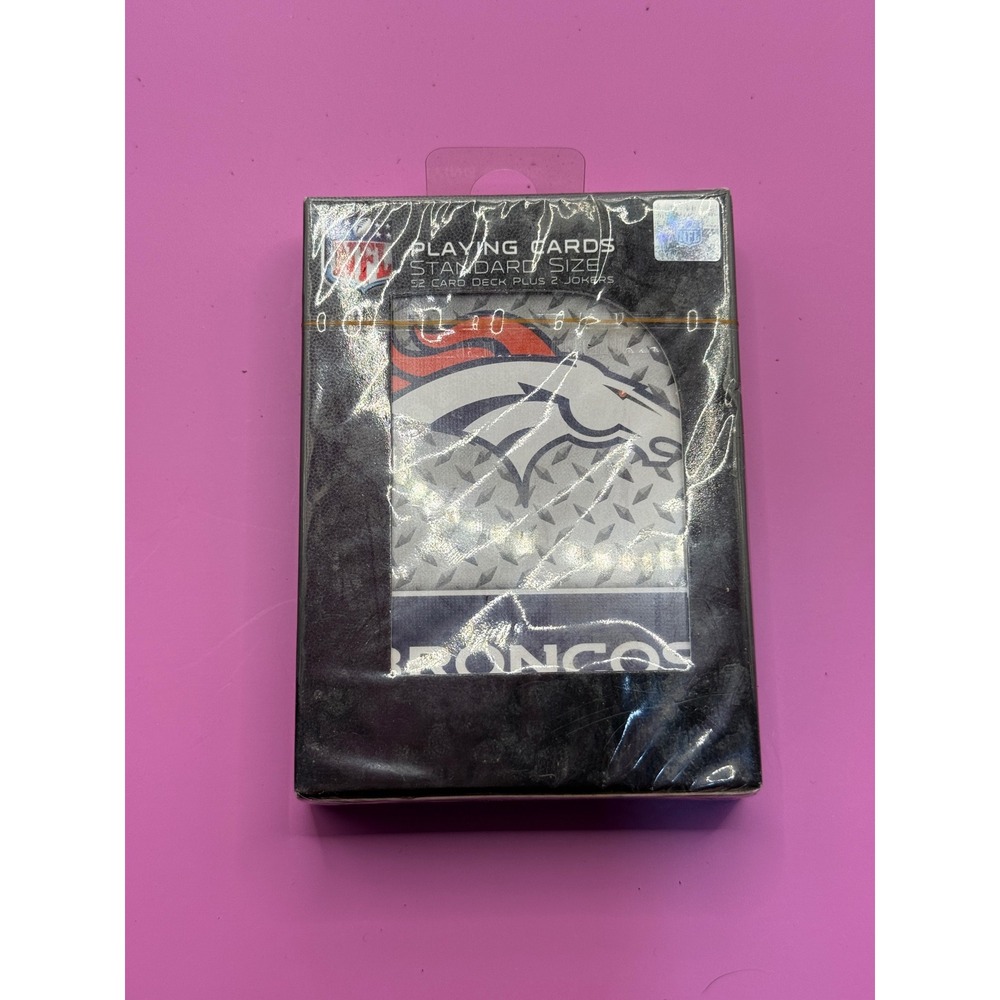 Denver‎ Broncos NFL Playing Cards Standard Size 52 Card Deck Plus 2 Jokers